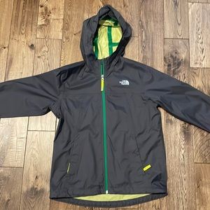 Boys north face rain jacket